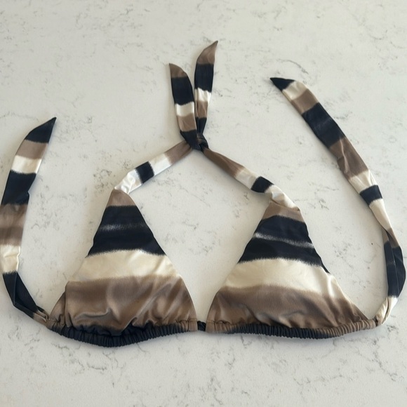 ViX Paula Hermanny Neutral Triangle Top Size 6 - Picture 1 of 4